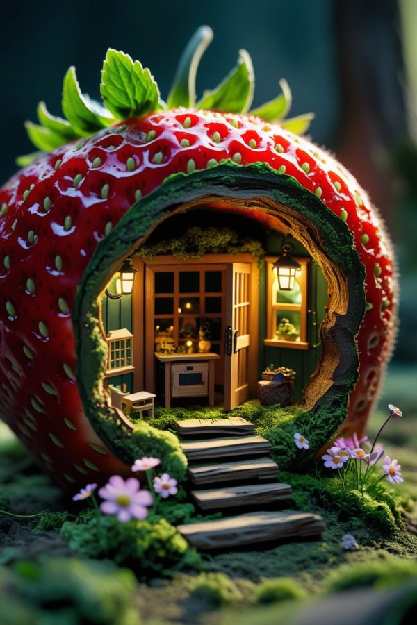 Miniature Edible Life Strawberry