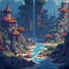 immersive pixel world